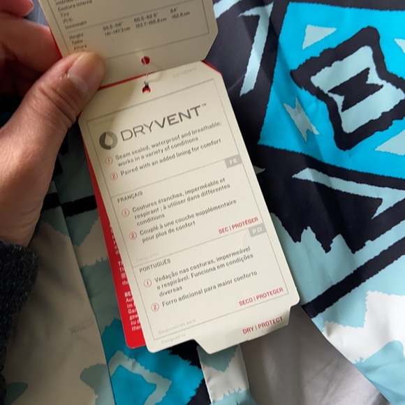 NWT Girls Resolve Reflective Rain Jacket - Picture 8 of 8